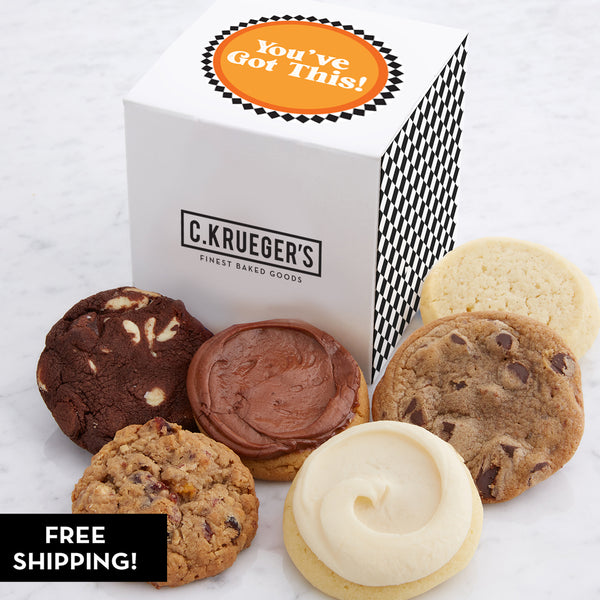 You've Got This Half Dozen Mini Cookie Gift Box Assorted Flavors