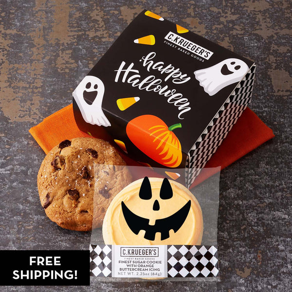 Pumpkins & Ghosts Duo Sampler – Assorted Cookies