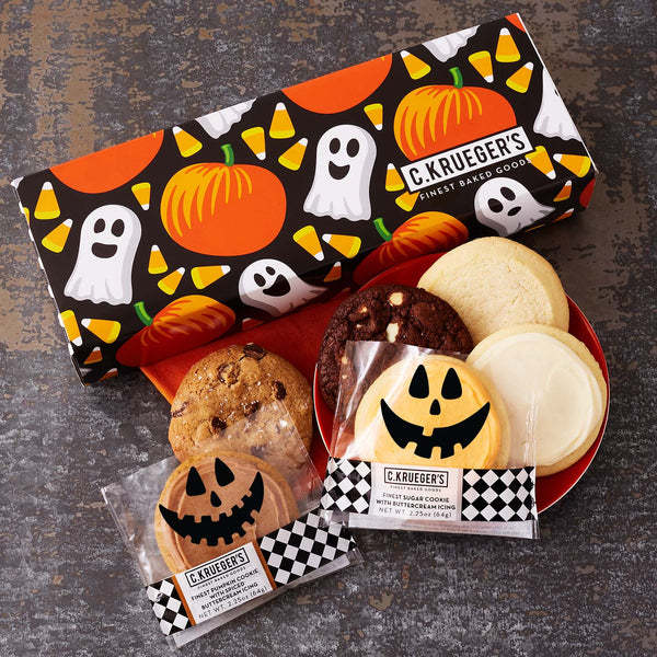 Pumpkins & Ghosts Half Dozen Sampler - Assorted Cookies