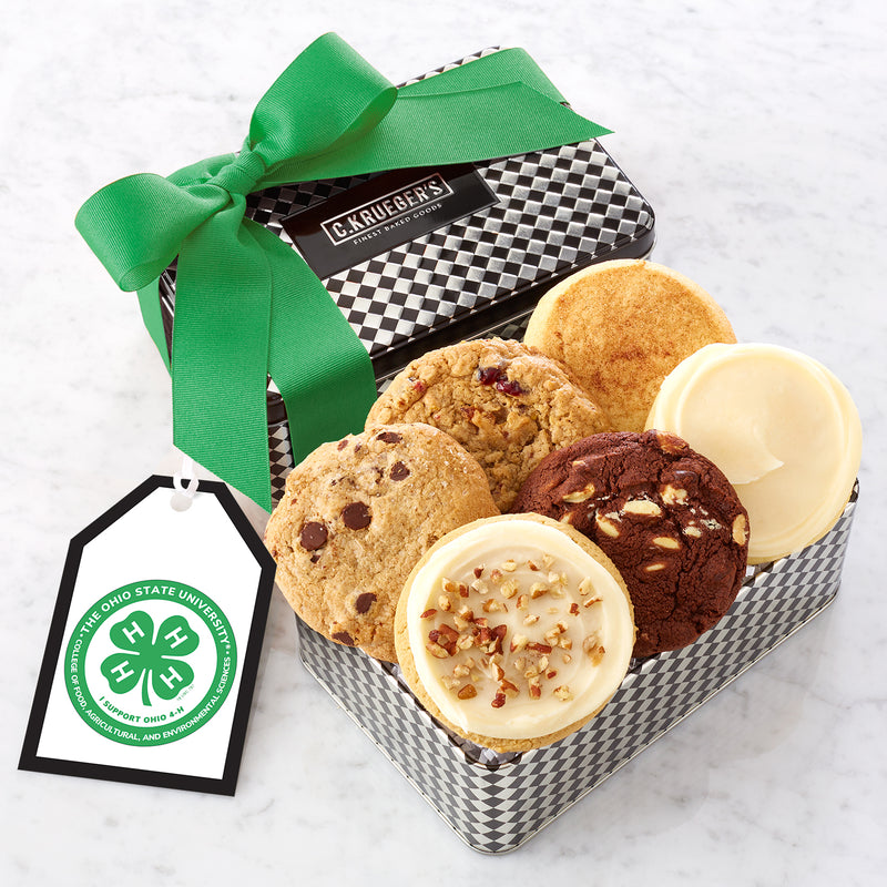 4-H Harlequin Gift Tin - Assorted Cookies
