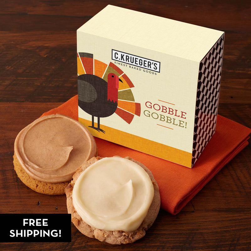 Thanksgiving Duo Cookie Sampler - Iced Cookies