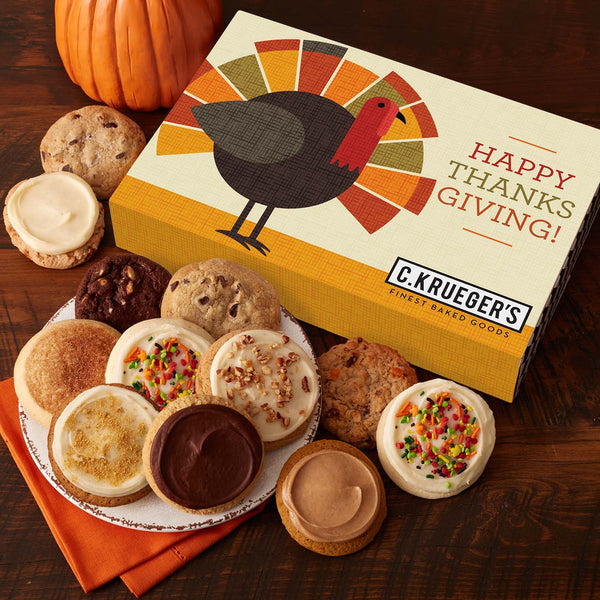 Thanksgiving Gift Boxes - Assorted Cookies