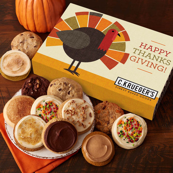 Thanksgiving Gift Boxes - Assorted Cookies