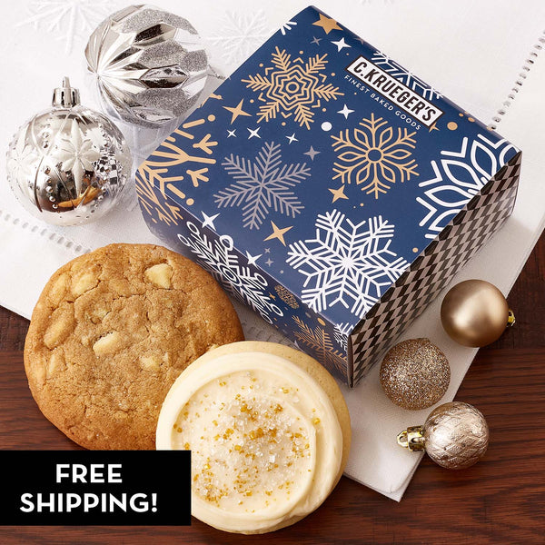 Winter Snowflake Duo Sampler – Assorted Cookies