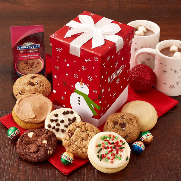 Joyful Snowman Gift Box - Assorted Mini Cookies