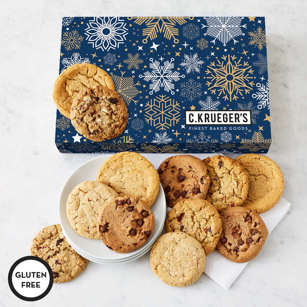 Gluten Free Cookies - Winter Snowflake Cookie Gift Box