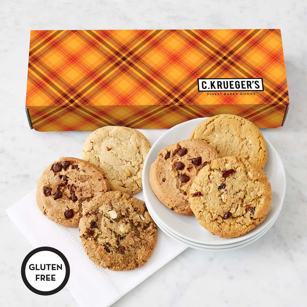 Gluten Free Cookies - Fall Plaid Half Dozen Sampler