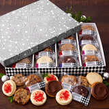 Silver Snowflake Luxe Box - Assorted Mini Cookies