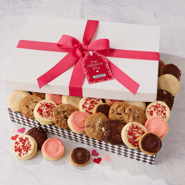 Valentine's Day Luxe Gift Box - Assorted Mini Cookies