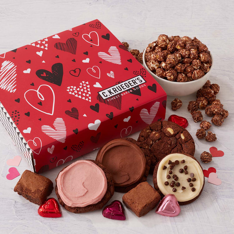 Sweetest Hearts Cookie Gift Box – Chocolate Lover's Assortment