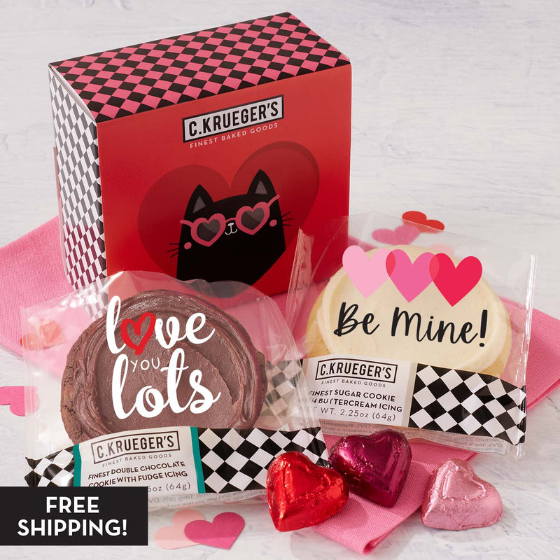 Purr-fect Valentine Sampler - Cookies & Chocolates