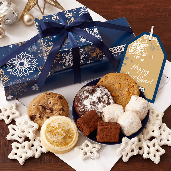 New Year's Eve Gift Stack - Cookies and Snacks