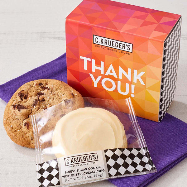 Box of Thanks Duo Sampler - Assorted Cookies