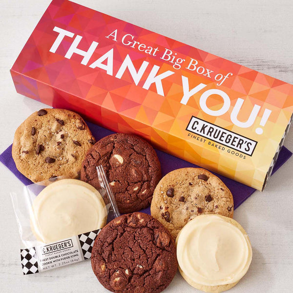 Box of Thanks Half Dozen Sampler - Select Your Cookies