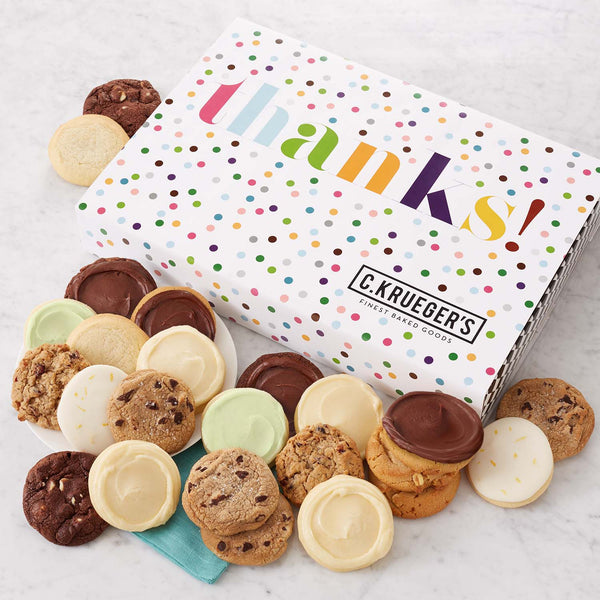 Thanks Cookie Gift Boxes - Assorted Cookies