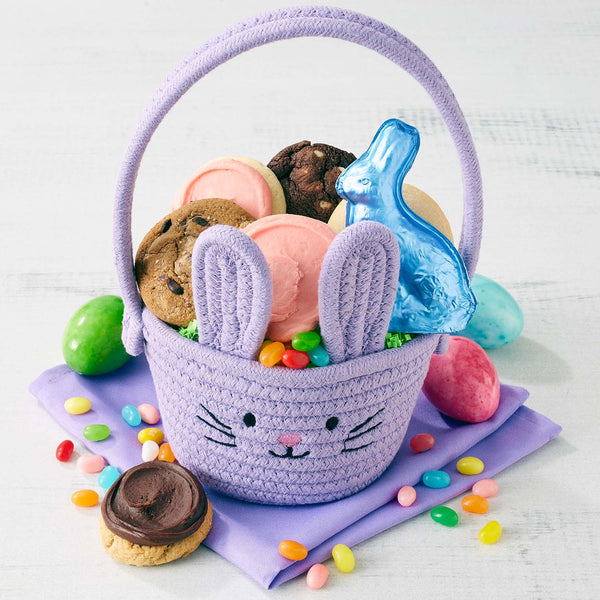 Bunny Wiskers Easter Basket - Mini Cookies and Snacks