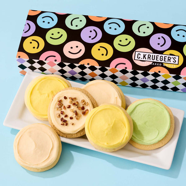 Sweet Smiles Half Dozen Sampler - Iced Cookies