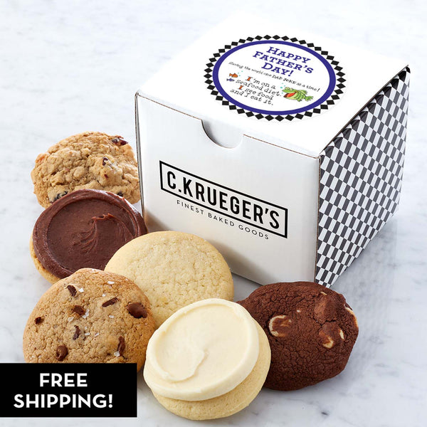 Father's Day Dad Jokes Mini Cube Sampler - Assorted Mini Cookies