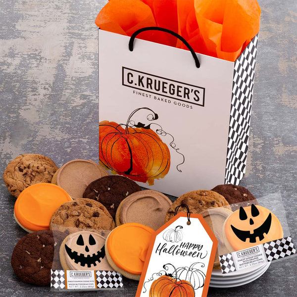Happy Halloween Gift Bag - Assorted Cookies