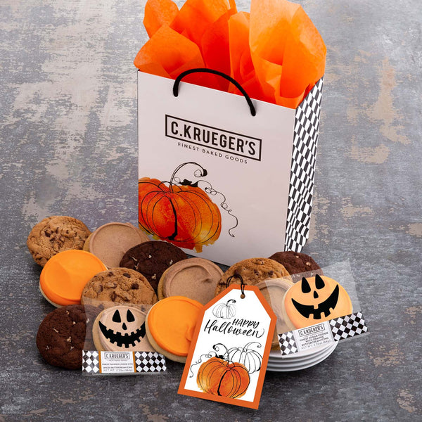 Happy Halloween Gift Bag - Assorted Cookies