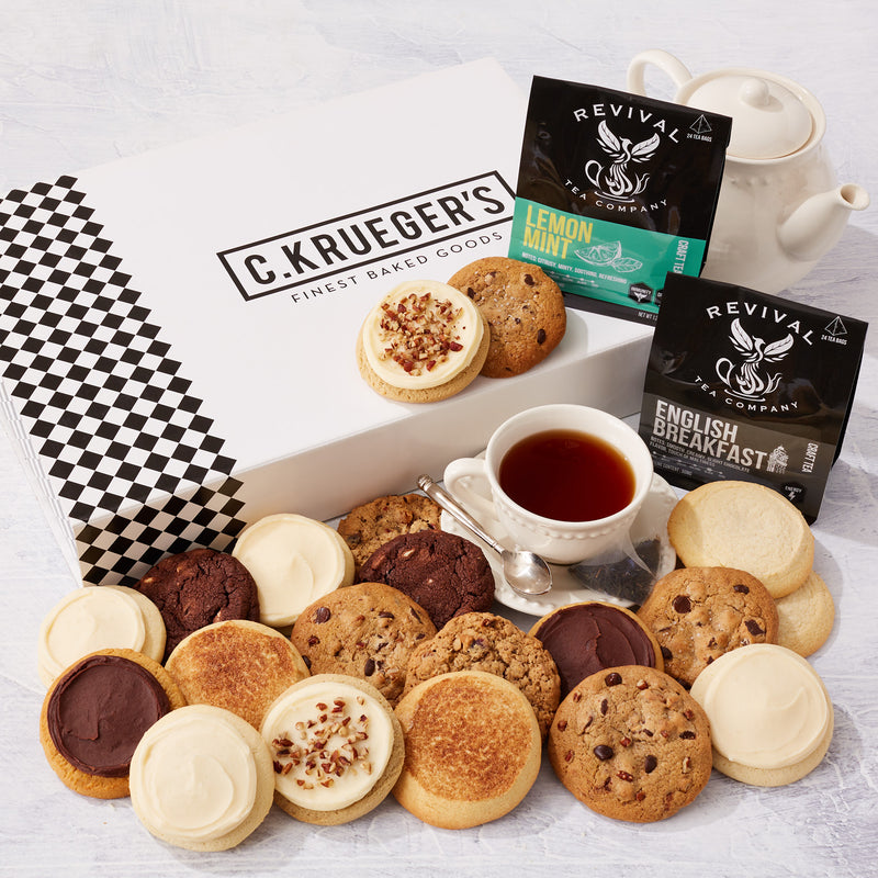 Harlequin Grand Gourmet Cookies & Tea Gift Set