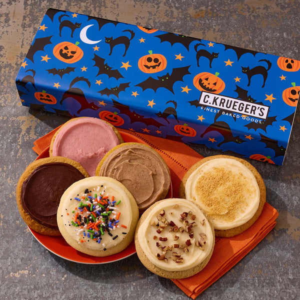 Halloween Night Half Dozen Sampler - Iced Cookies