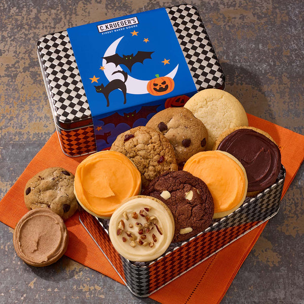 Halloween Night Gift Tin - Assorted Mini Cookies
