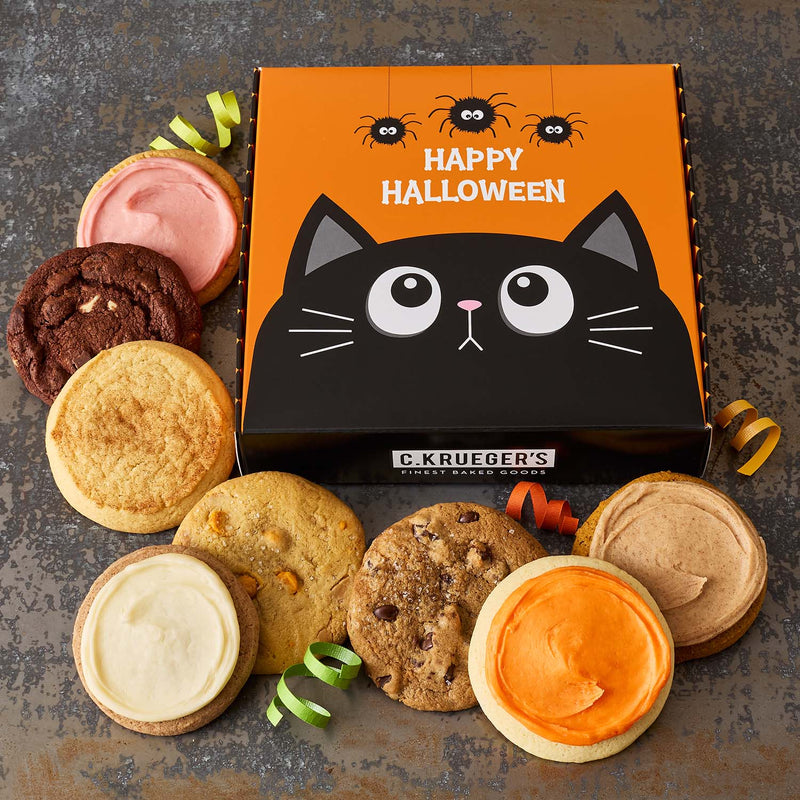 Halloween Scaredy Cat Bakery Gift Box - Assorted Cookies