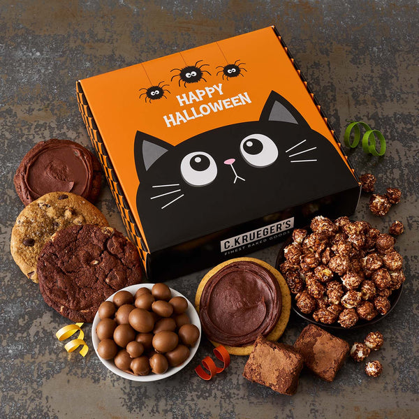 Halloween Scaredy Cat Bakery Gift Box - Chocolate Lovers