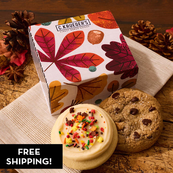 Cozy Autumn Duo Sampler – Assorted Cookies