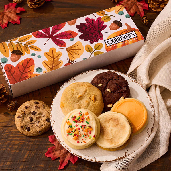 Cozy Autumn Half Dozen Sampler - Assorted Cookies