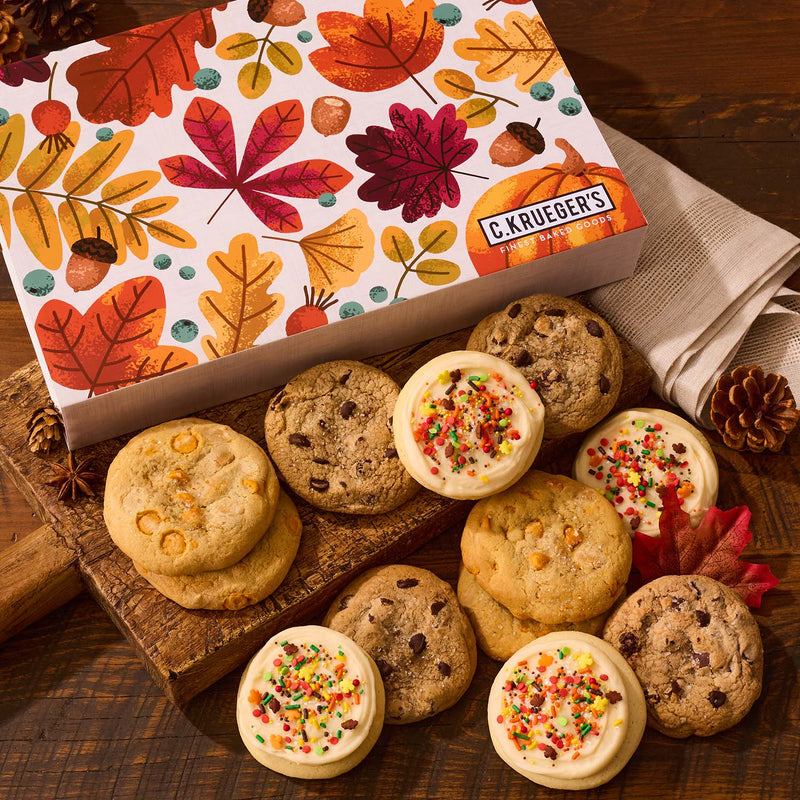 Cozy Autumn Cookie Gift Boxes – Select Your Cookies