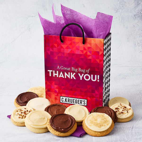 Gift Bag of Thanks - Iced Cookies