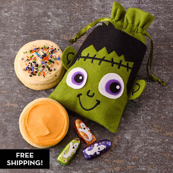 Frankenstein Felt Treat Bag – Cookies and Chocolates