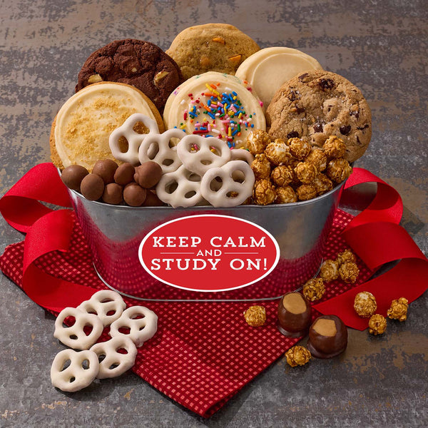 College Care Pack Gift Pail – Cookies and Snacks