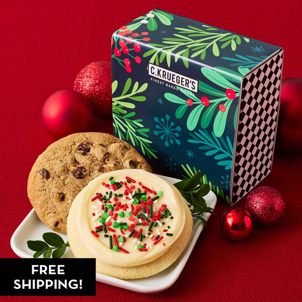 Winter Botanical Duo Sampler - Assorted Cookies