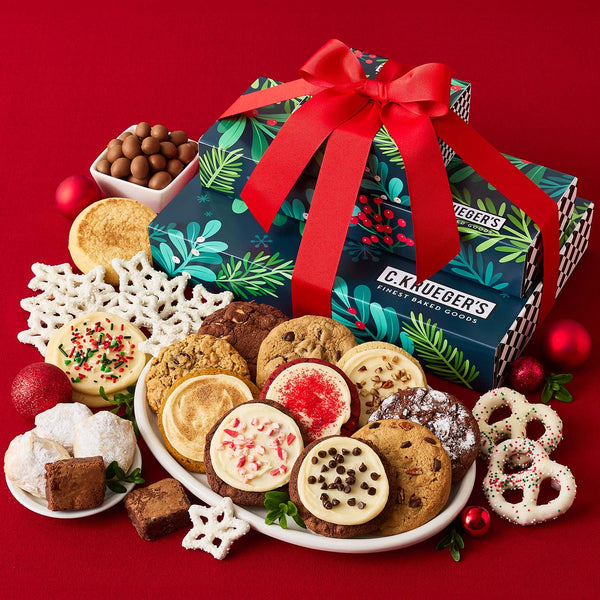 Winter Botanical Grand Gift Stack – Cookies and Snacks