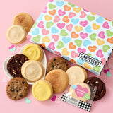 Conversation Hearts Cookie Gift Boxes - Assorted Cookies