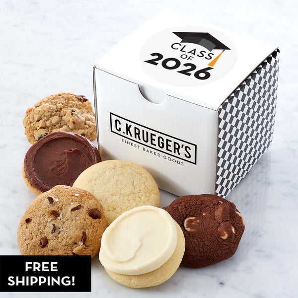 Graduation Class of 2026 Mini Cube Sampler – Assorted Mini Cookies