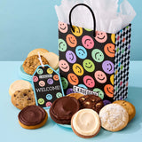 Sweet Smiles Gift Bag - Assorted Cookies - Select Your Message