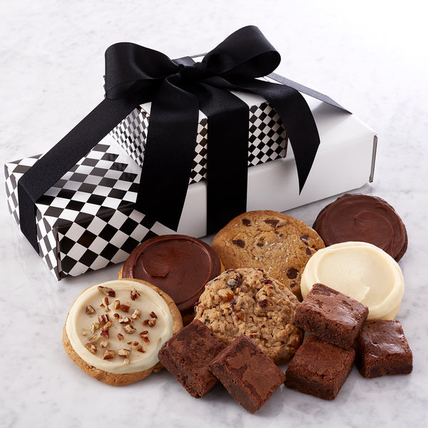 Every Occasion Cookies and Brownies Gift Stack - Select A Message