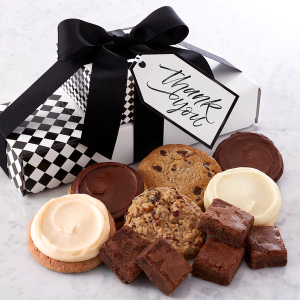 Thank You Sampler Gift Stack - Cookies and Brownies