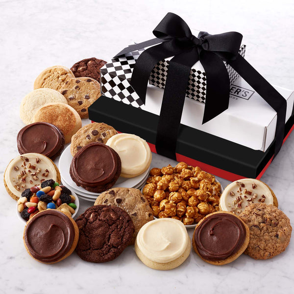 Every Occasion Cookies and Snacks Gift Stack - Select A Message