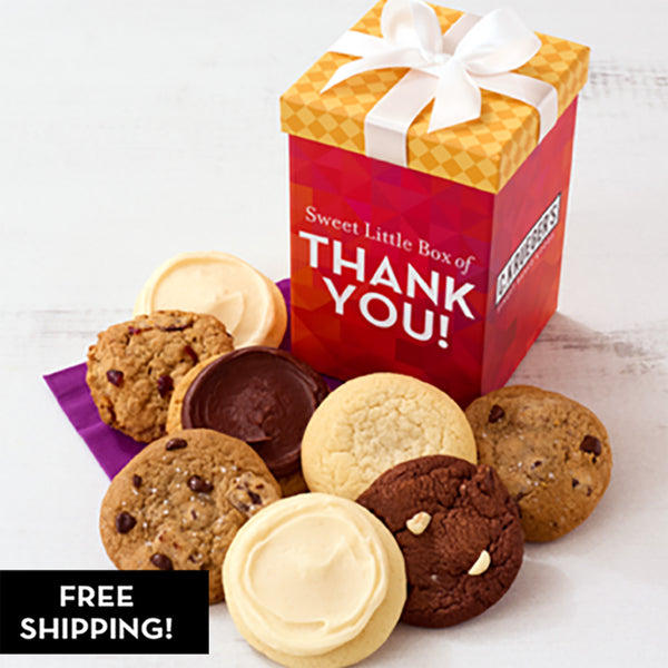 Box of Thanks Mini Bow Box - Assorted Mini Cookies