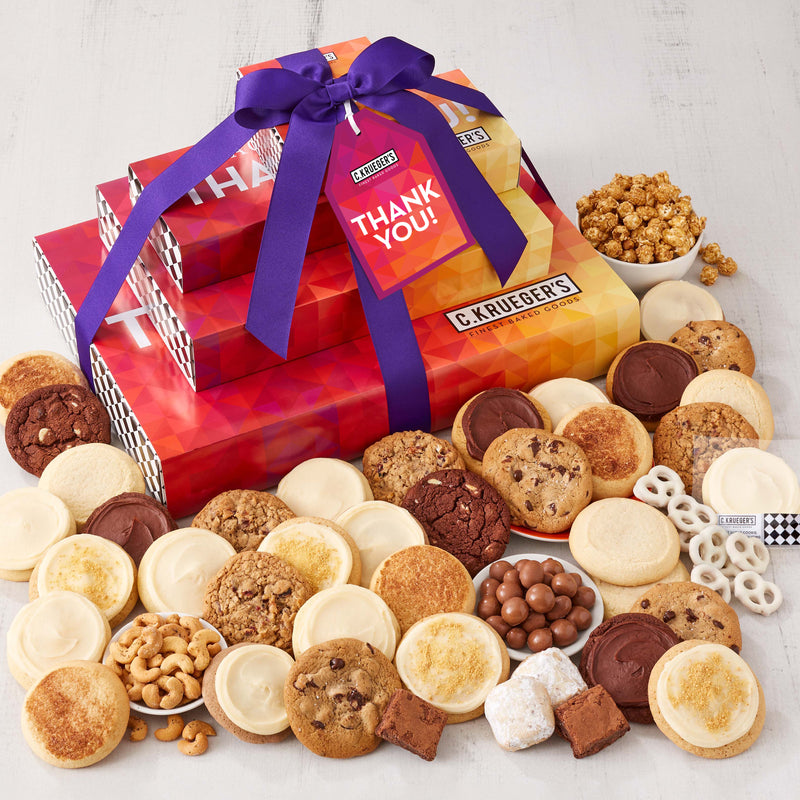 Box of Thanks VIP Gift Stack - Cookies and Snacks – C.KRUEGER'S