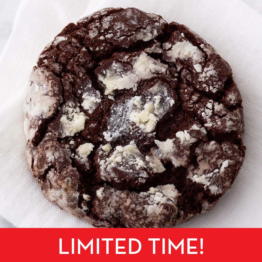 Finest Double Chocolate Crinkle Cookie