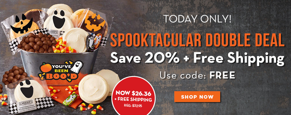 TODAY ONLY! Get our You've Been Boo'd Gift Pail for 20% off + Free Shipping!