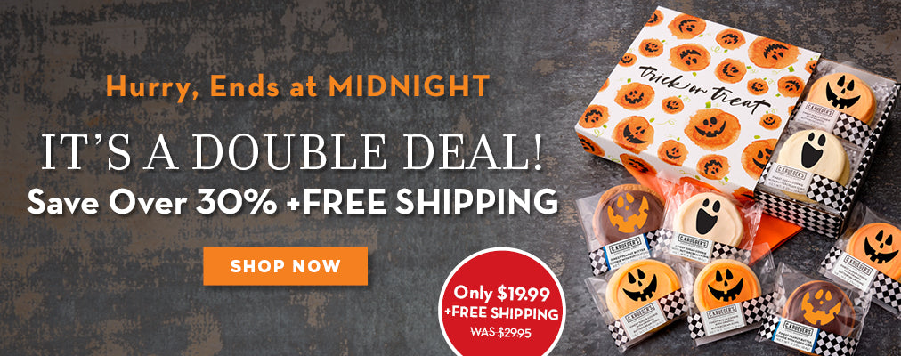 TODAY ONLY! Get our Trick or Treat Bakery Box  for 20% off + Free Shipping!