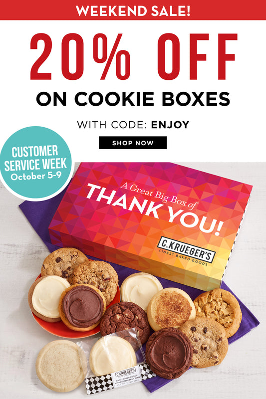 20% off On Cookie Boxes with code: ENJOY