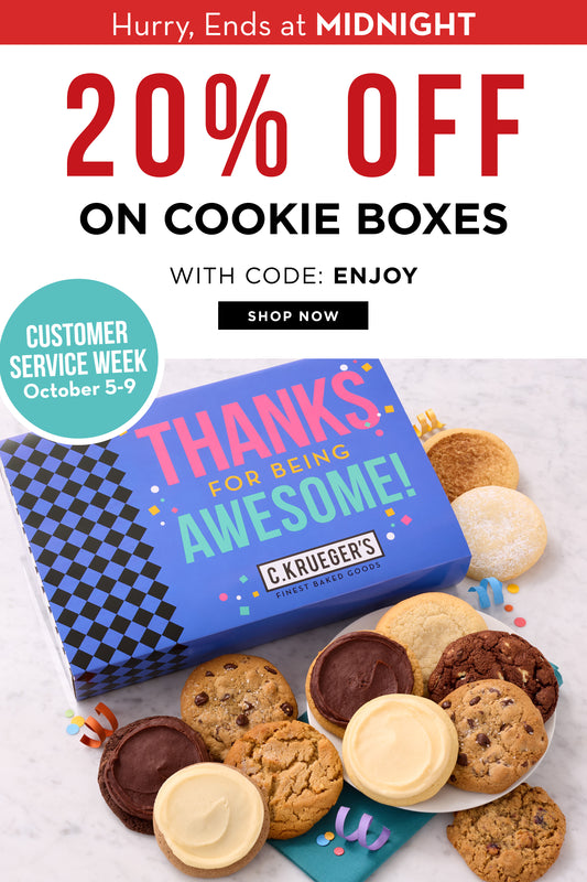 20% off On Cookie Boxes with code: ENJOY